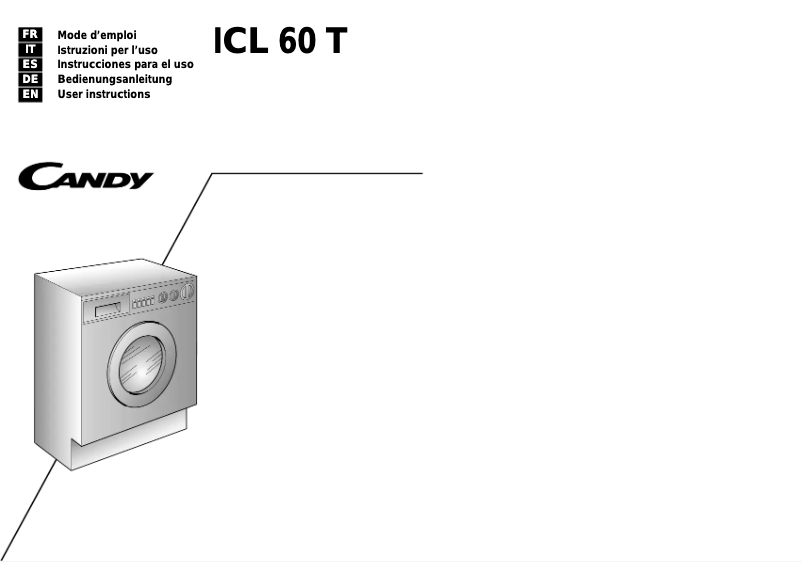Image de la première page du manuel de l'appareil LB ICL 60 T