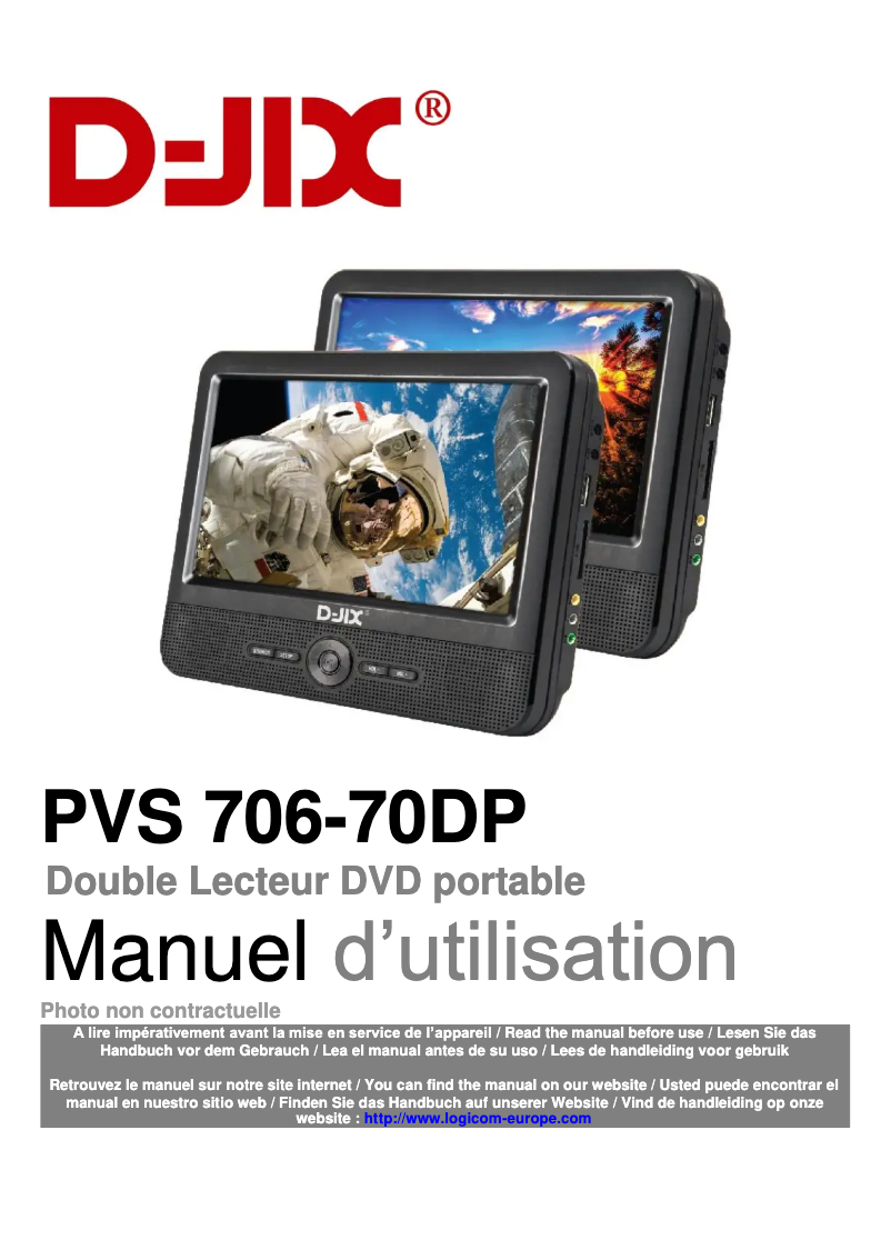 Image de la première page du manuel de l'appareil PVS 706-70DP