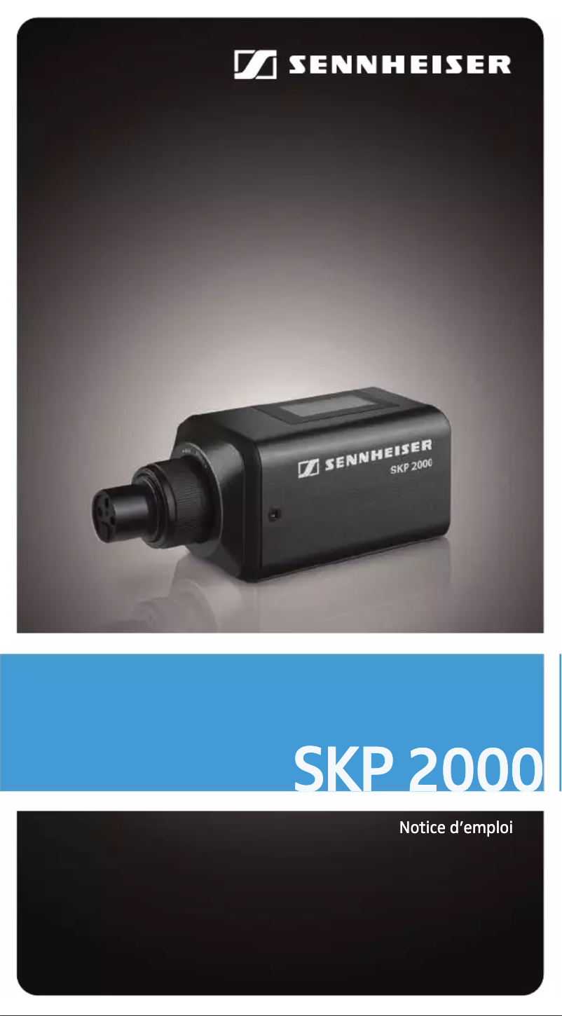 Image de la première page du manuel de l'appareil SKP 2000