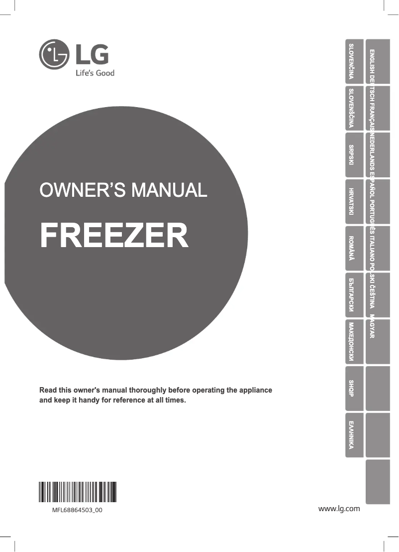 Page 1 de la notice Manuel utilisateur LG GF5137PZJZ