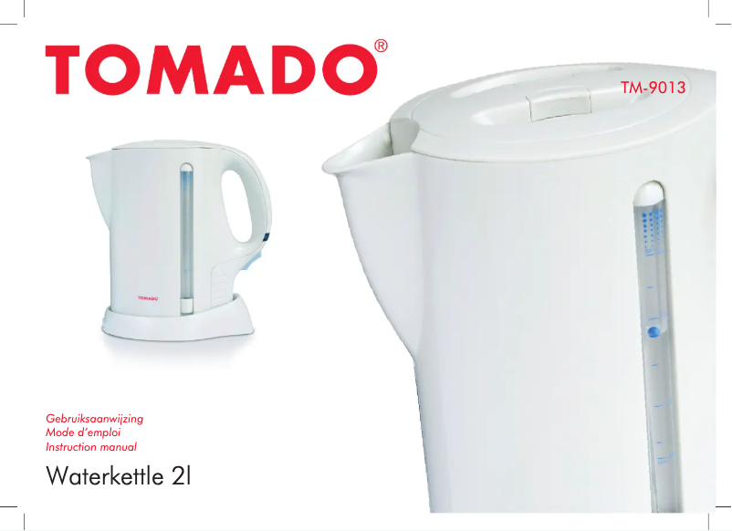 Page 1 de la notice Manuel utilisateur Tomado TM-9013