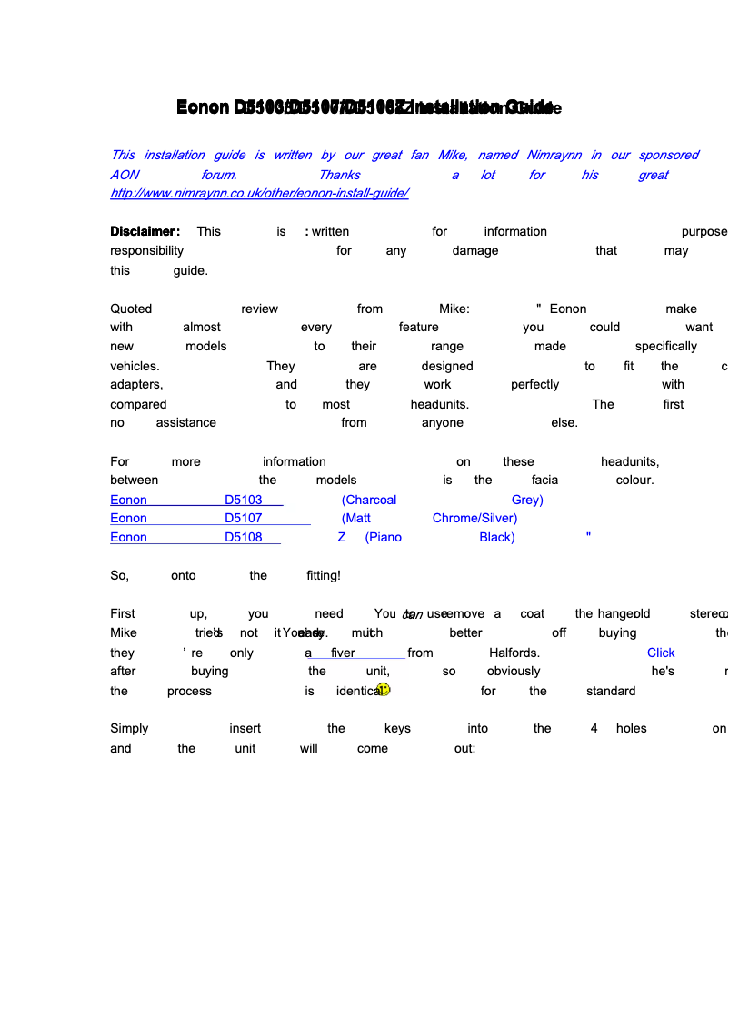 Image de la première page du manuel de l'appareil D5107
