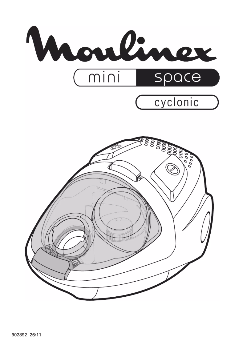 Imagen de la primera página del manual del dispositivo Mini Space Cyclonic MO3321