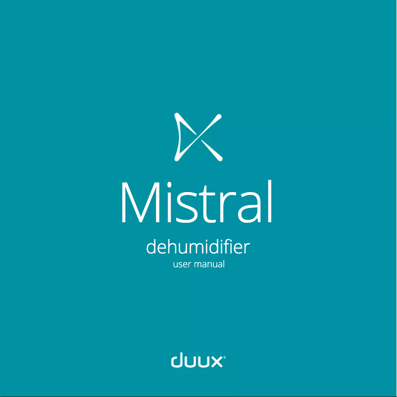 Page n°1 - Manuel utilisateur Duux Mistral