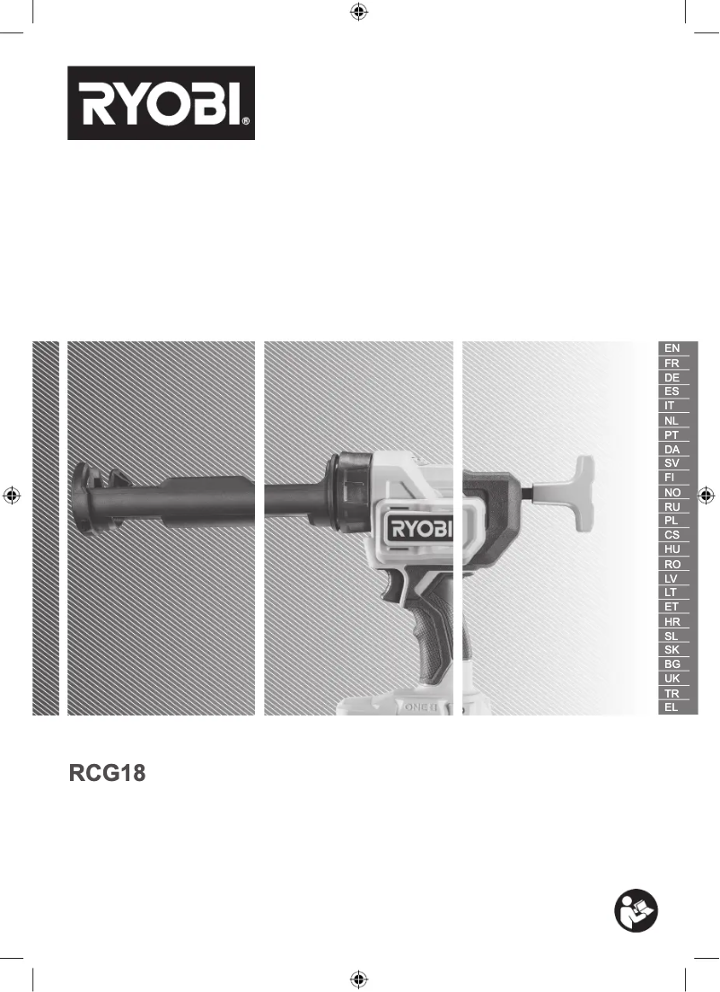 Page n°1 - Manuel utilisateur RYOBI RCG18