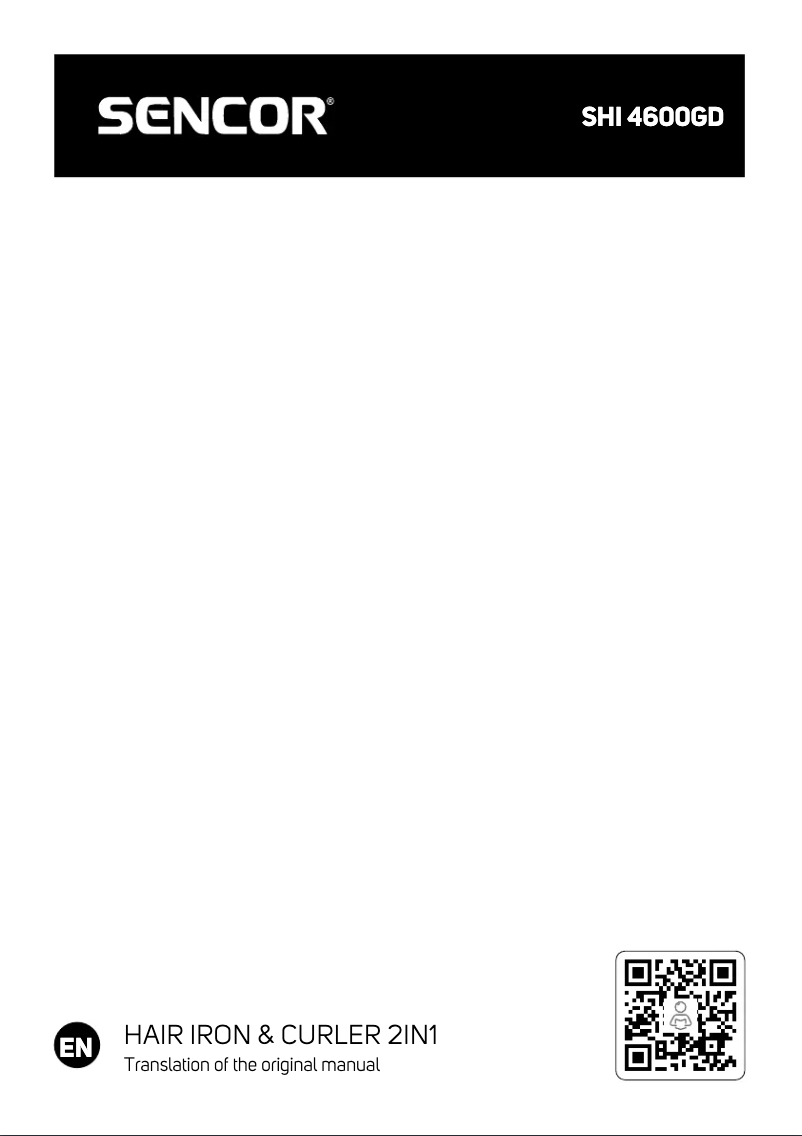 Page 1 de la notice Manuel utilisateur Sencor SHI 4600GD