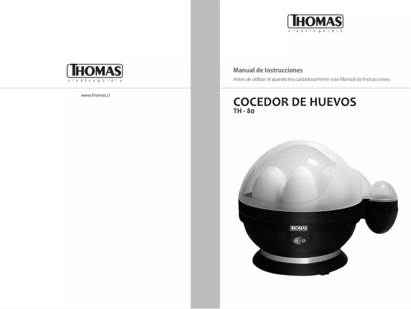 Page 1 de la notice Manuel utilisateur Thomas TH-80