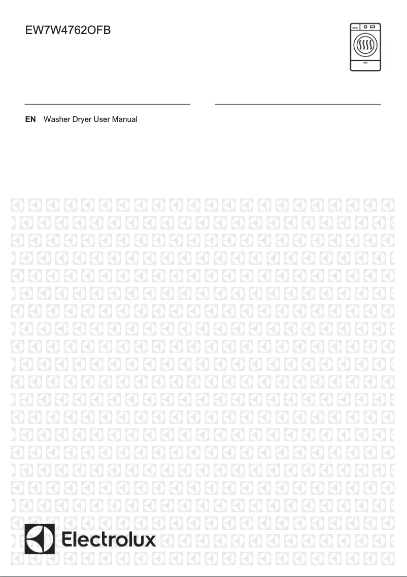 Page 1 de la notice Manuel utilisateur Electrolux EW7W4762OFB