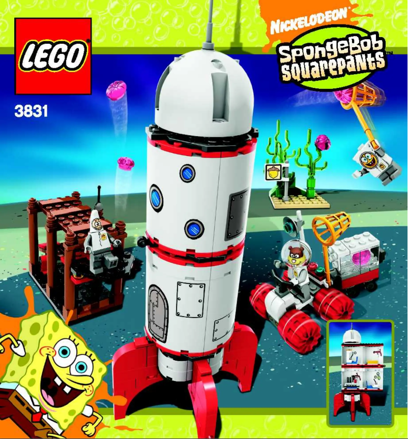 Page n°1 - Consignes visuelles Lego Spongebob 3831