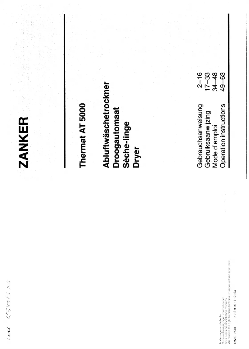 Imagen de la primera página del manual del dispositivo AT 5000