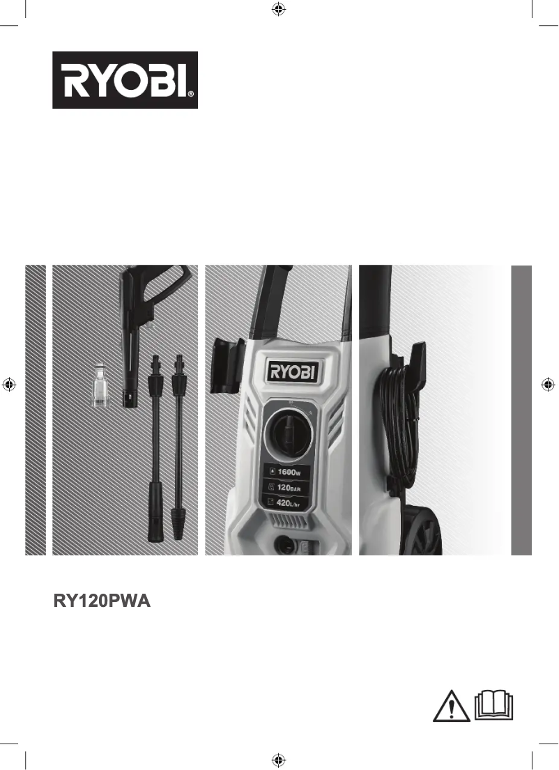 Page 1 de la notice Manuel utilisateur RYOBI RY120PWA