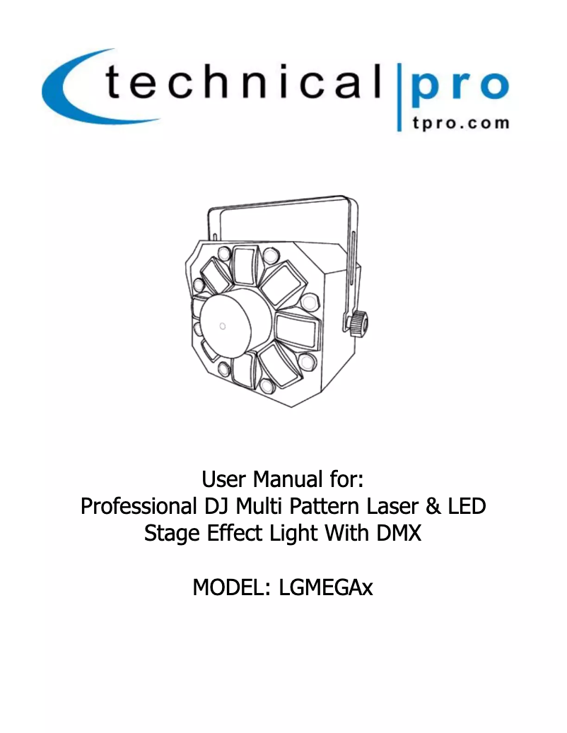 Image de la première page du manuel de l'appareil LGMEGAX