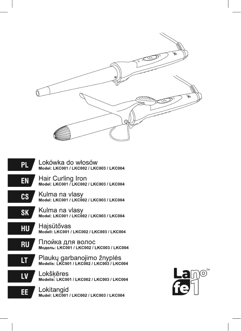 Page 1 de la notice Manuel utilisateur Lafe LKC003