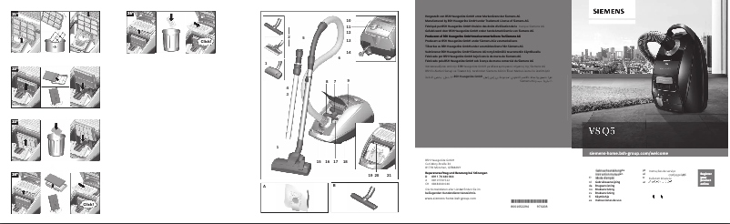 Page n°1 - Manuel utilisateur Siemens VSQ5X1230