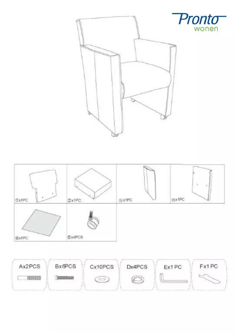 Page n°1 - Manuel utilisateur Pronto Verduno