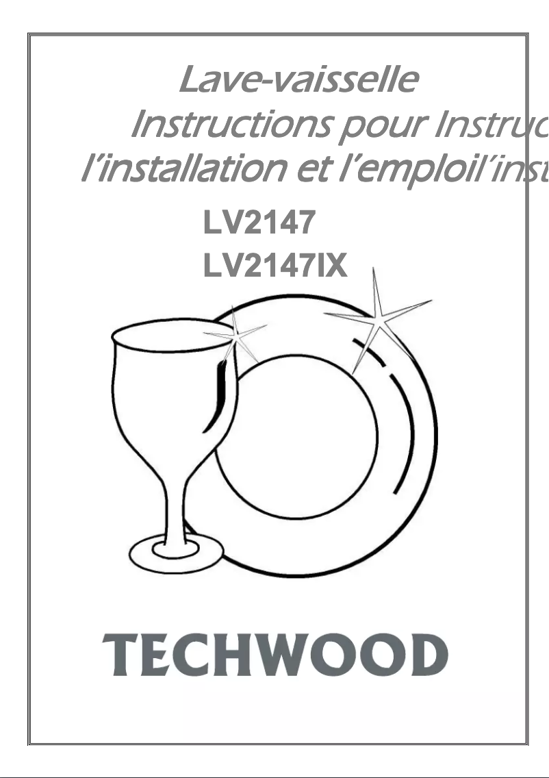 Image de la première page du manuel de l'appareil LV2147IX