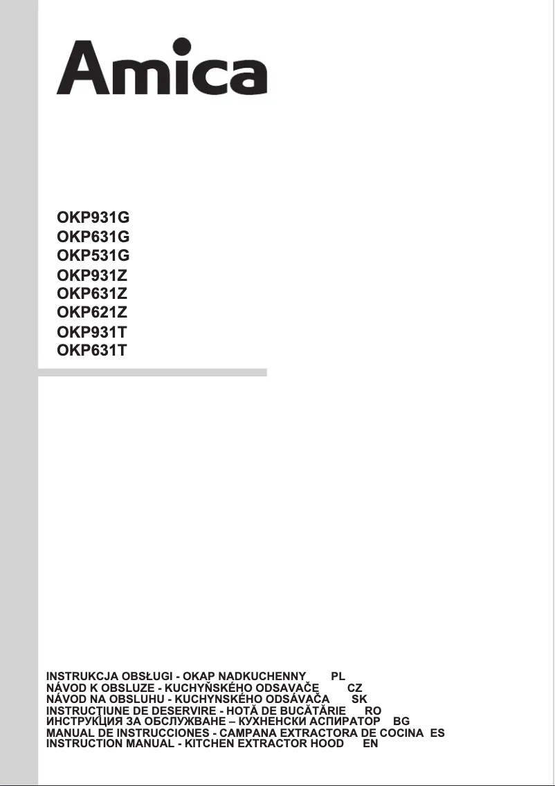 Página 1 del manual Manual de usuario Amica OKP631T
