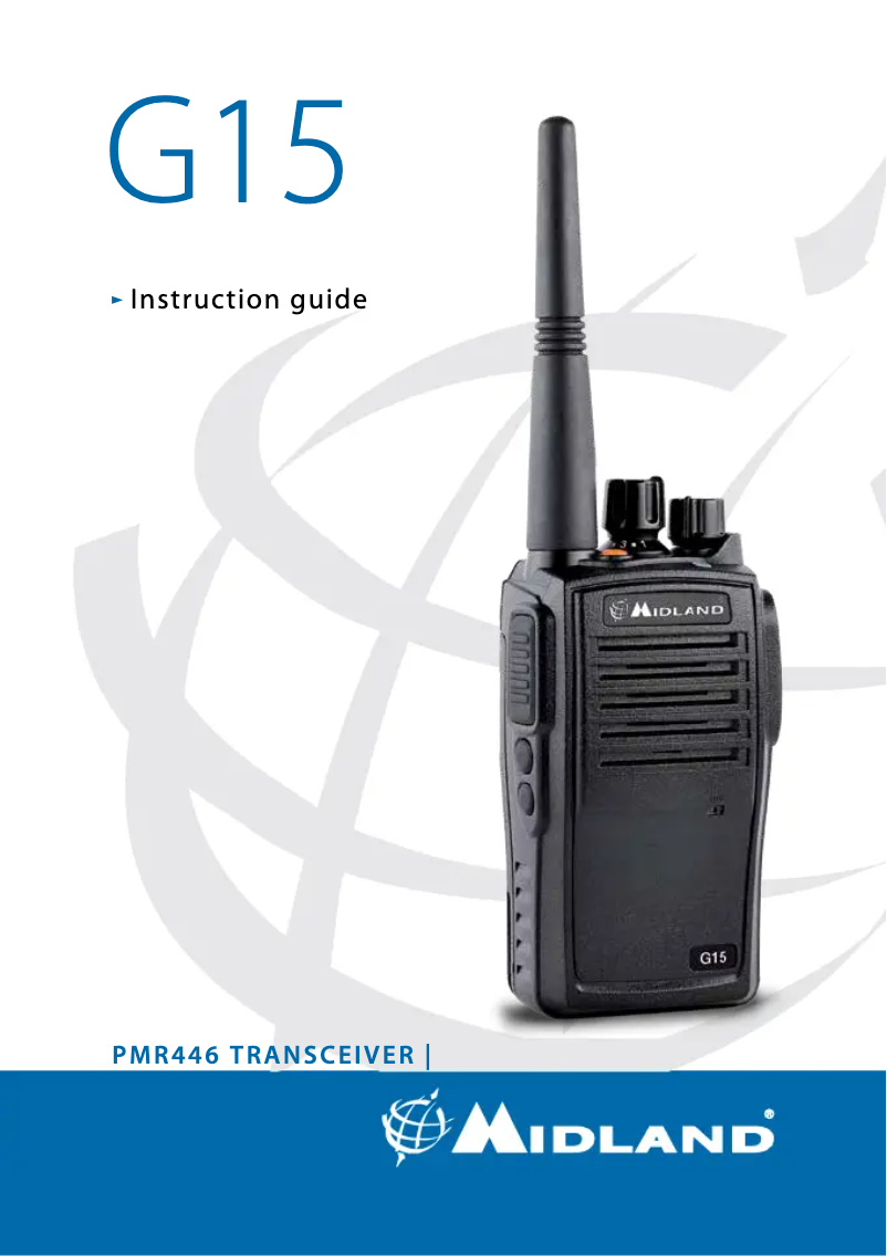 Page n°1 - Manuel utilisateur Midland G15