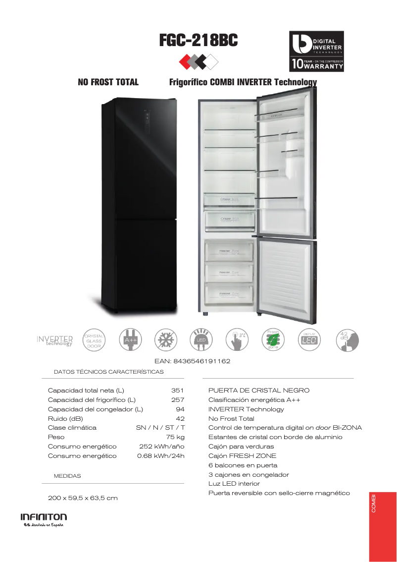 Page n°1 - Brochure Infiniton FGC-218BC