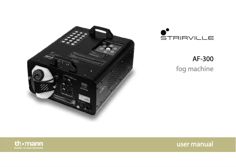 Imagen de la primera página del manual del dispositivo AF-300