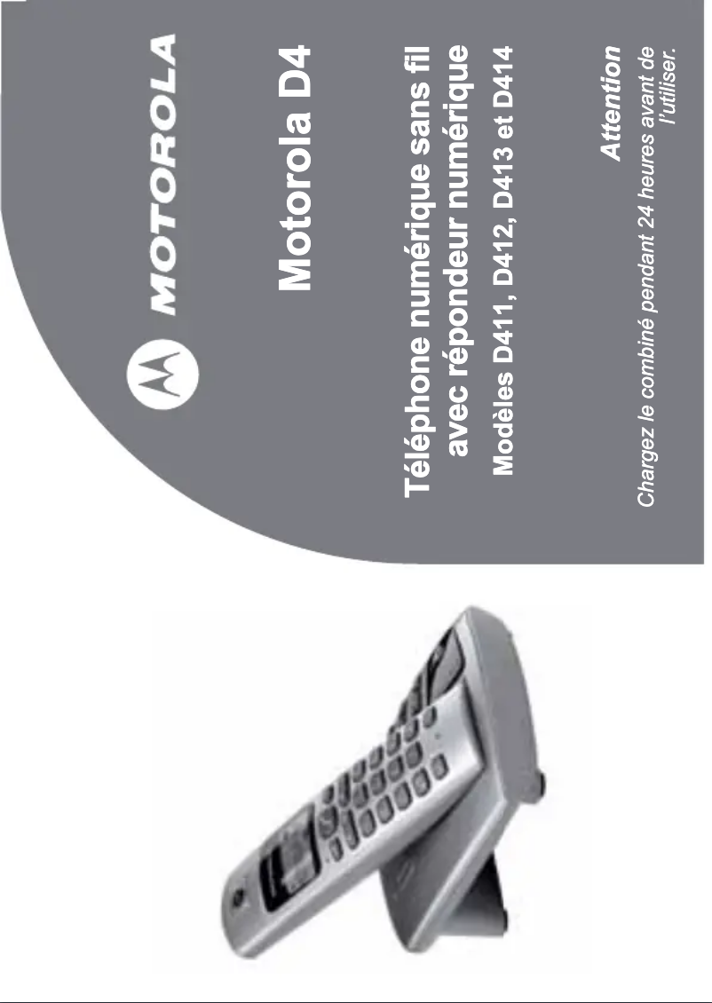 Imagen de la primera página del manual del dispositivo D413