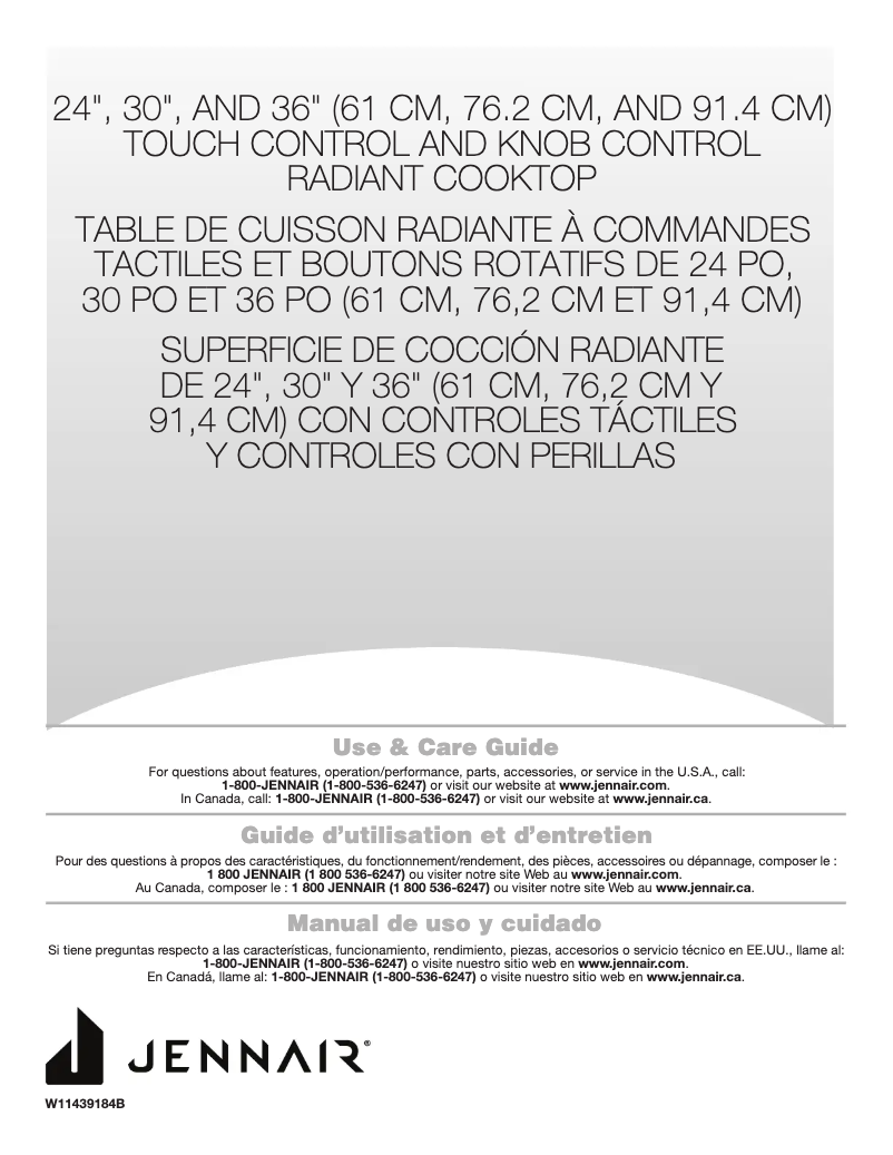 Page 1 de la notice Manuel utilisateur JennAir JEC4430KB