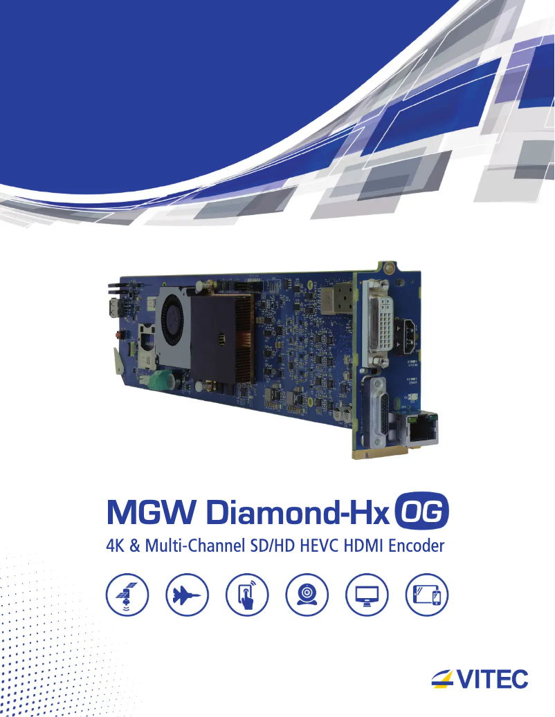 Image de la première page du manuel de l'appareil MGW Diamond-HX OG