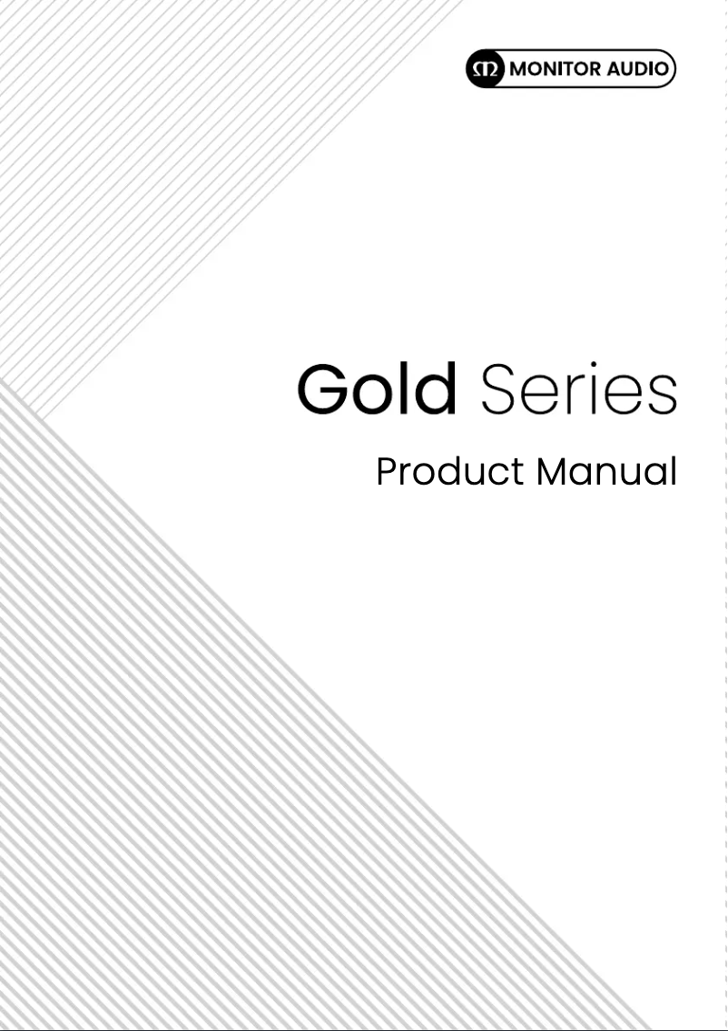 Page n°1 - Manuel utilisateur Monitor Audio Gold 200 5G