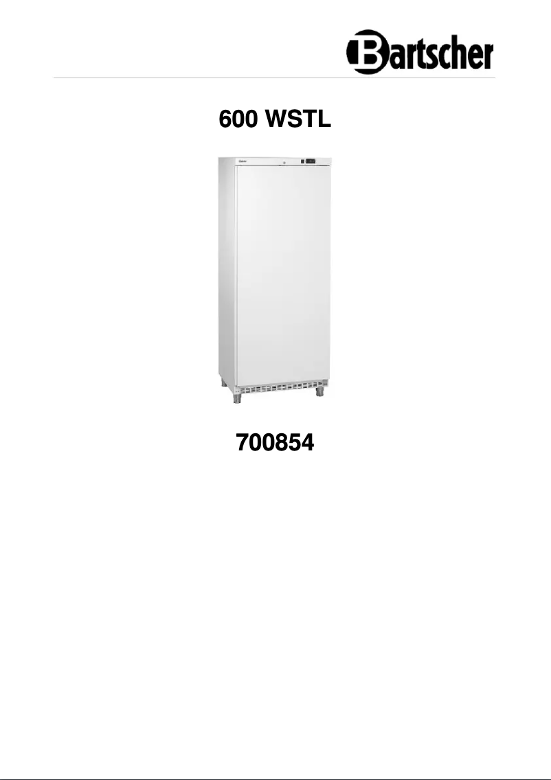 Image de la première page du manuel de l'appareil 600 WSTL