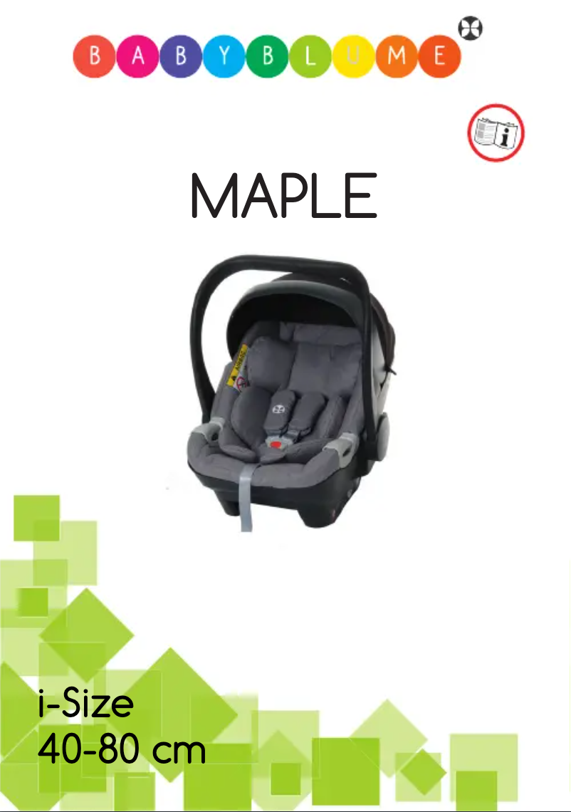 Page 1 de la notice Manuel utilisateur Osann Maple i-Size