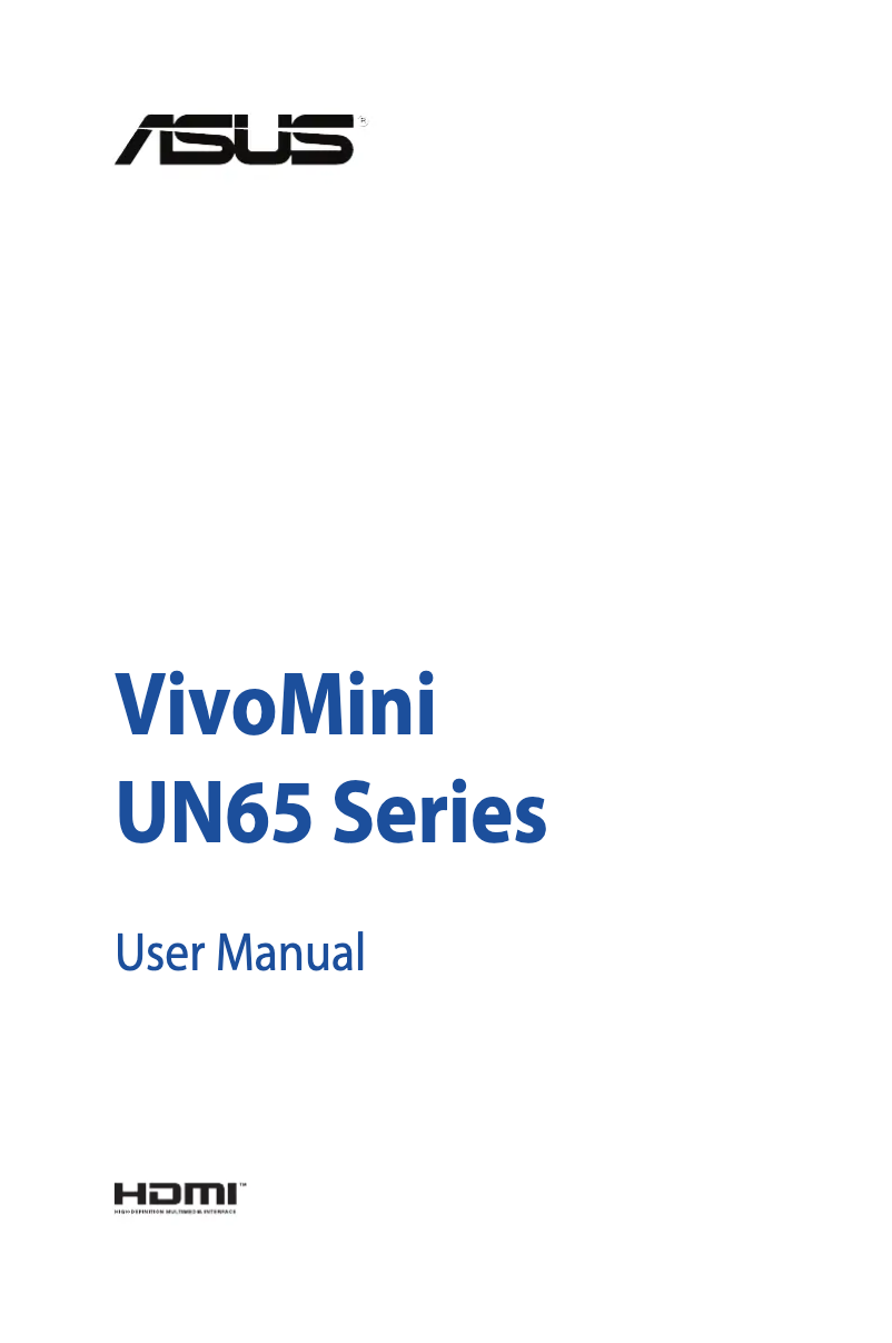 Image de la première page du manuel de l'appareil VivoMini UN65H
