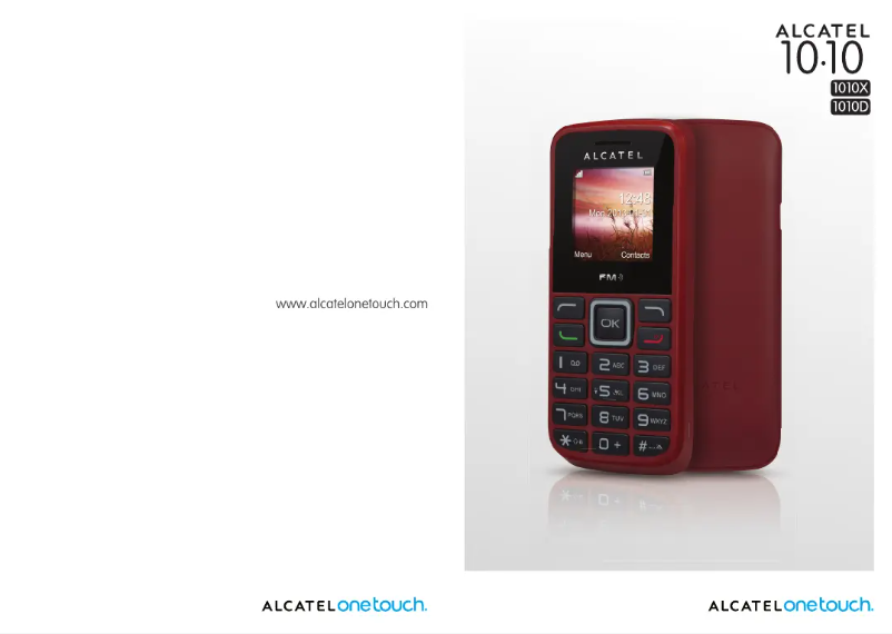 Page 1 de la notice Manuel utilisateur Alcatel One Touch 1010D