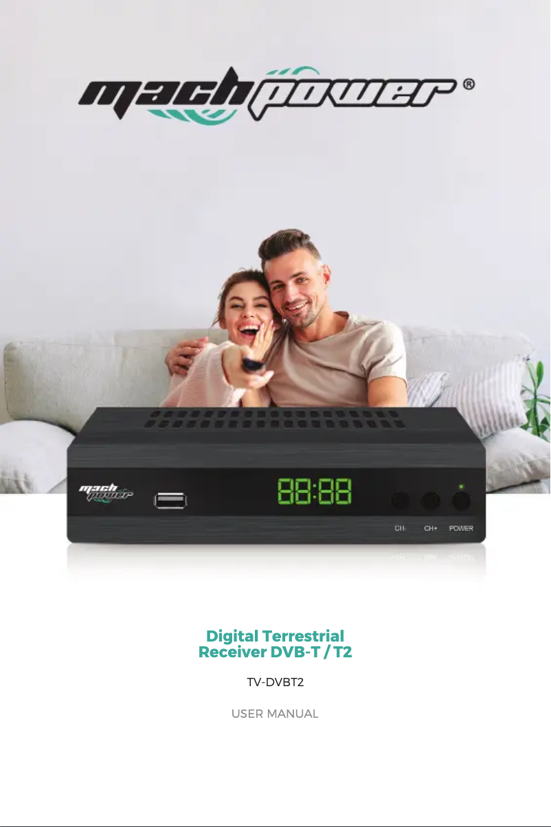 Imagen de la primera página del manual del dispositivo TV-DVBT2