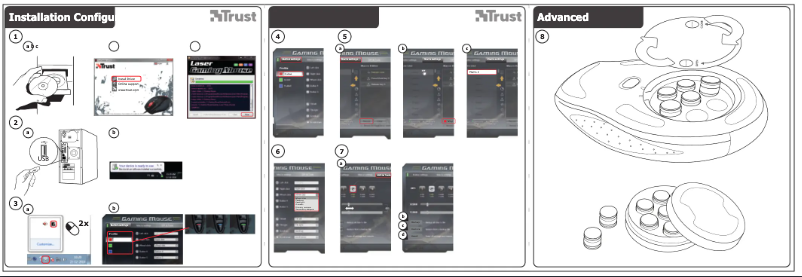 Page n°1 - Manuel utilisateur Trust GXT 33 18101