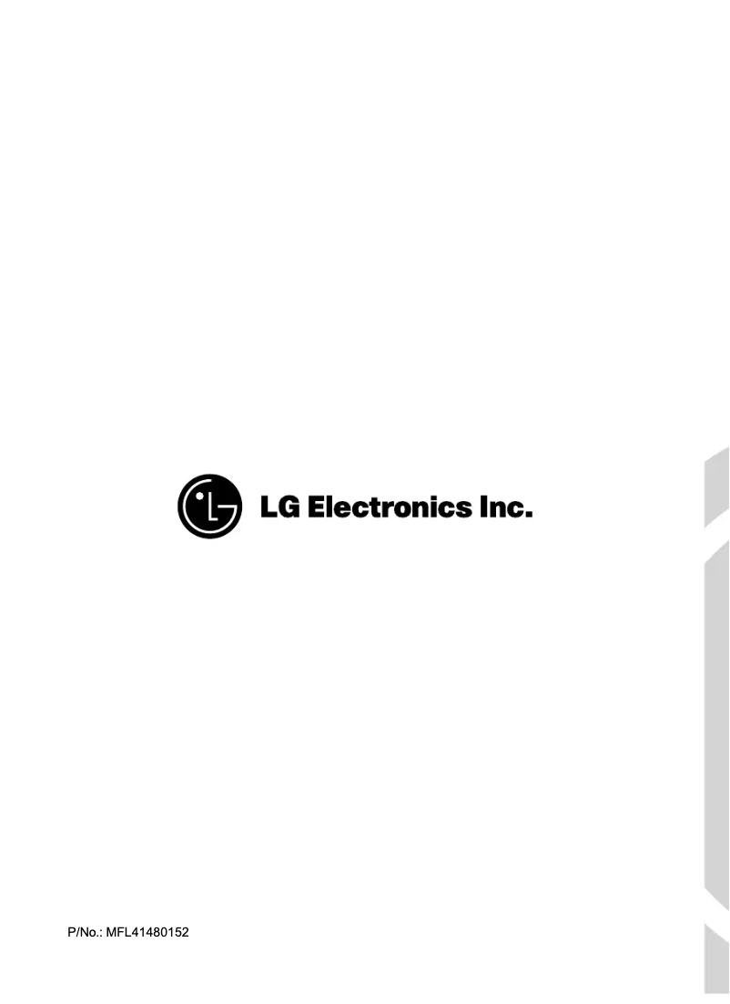 Page n°1 - Manuel utilisateur LG F1409TDS