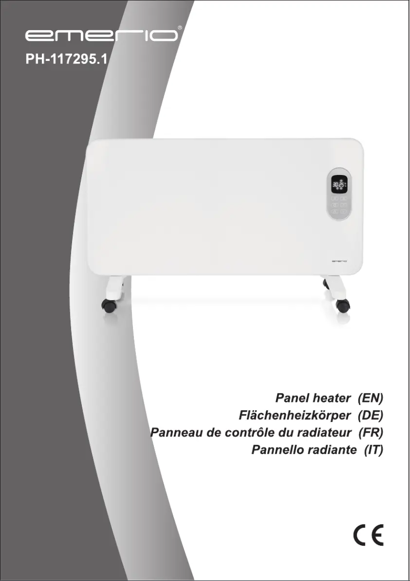 Page 1 de la notice Manuel utilisateur Emerio PH-117295.1