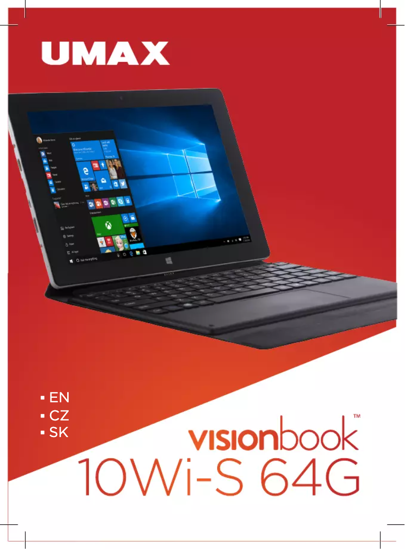 Page n°1 - Manuel utilisateur UMAX VisionBook 10Wi-S
