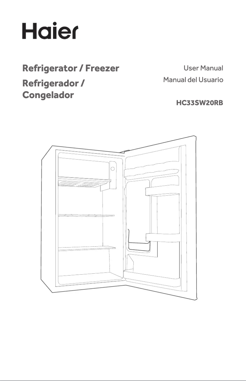 Image de la première page du manuel de l'appareil HC33SW20RB