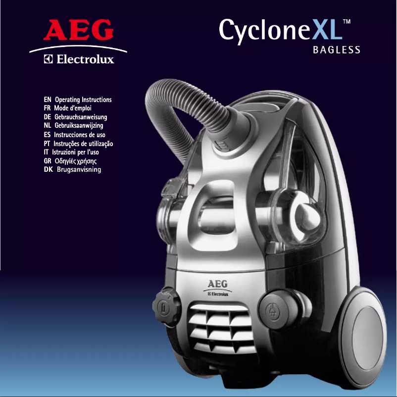 Page n°1 - Manuel utilisateur AEG Cyclone XL ACX6206EC