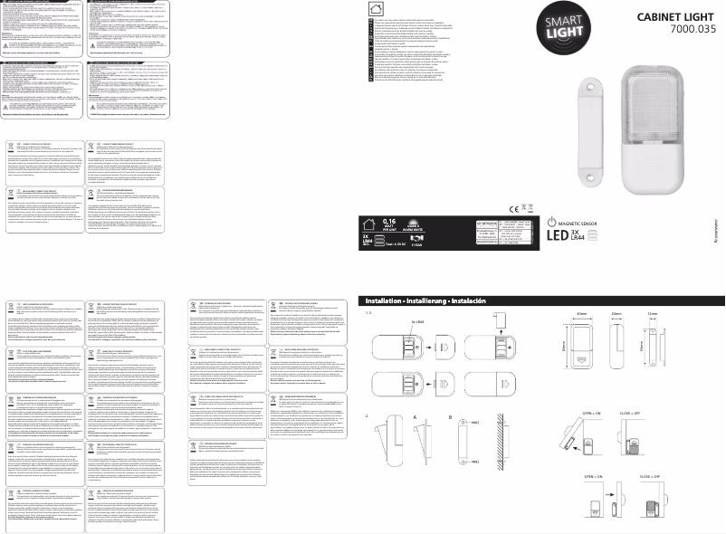Page n°1 - Manuel utilisateur Smartwares 7000.035