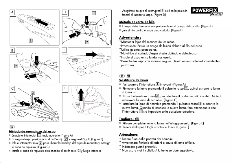 Página 1 del manual Manual de usuario Powerfix IAN 291802