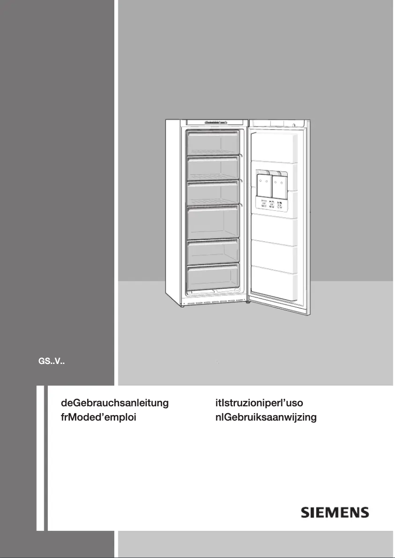 Image de la première page du manuel de l'appareil GS22VE30