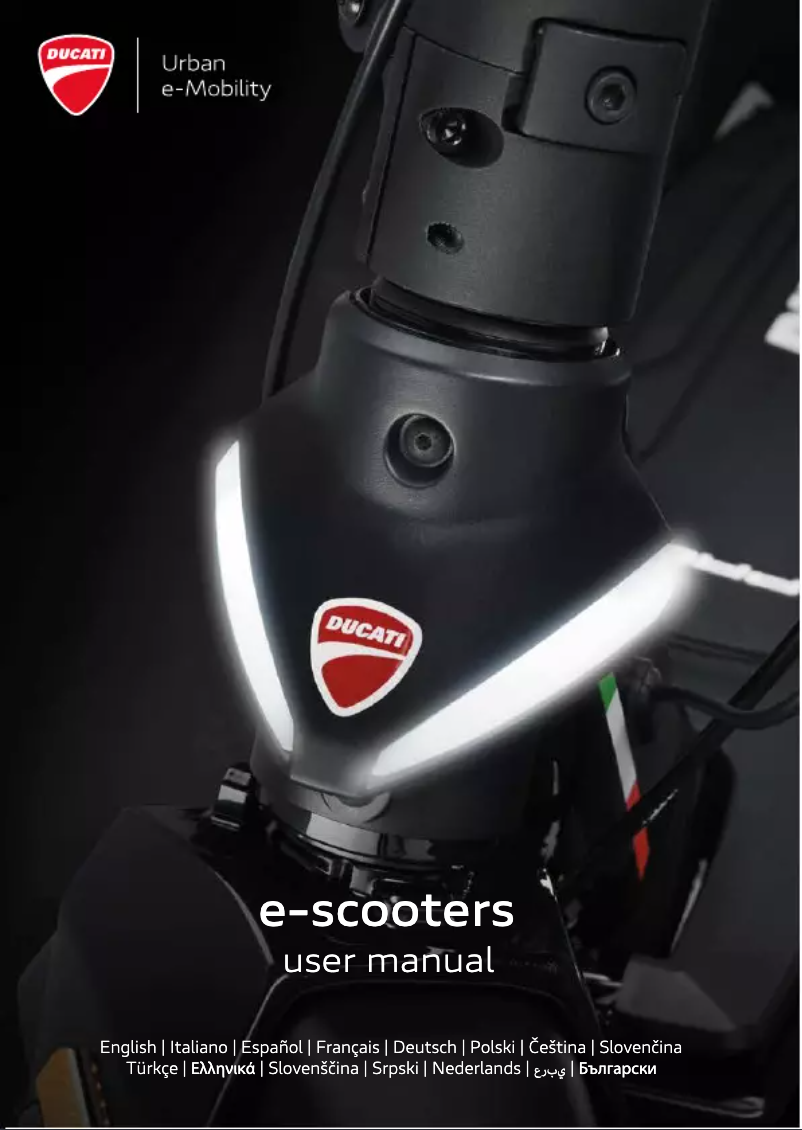 Page n°1 - Manuel utilisateur Ducati Pro-II Plus