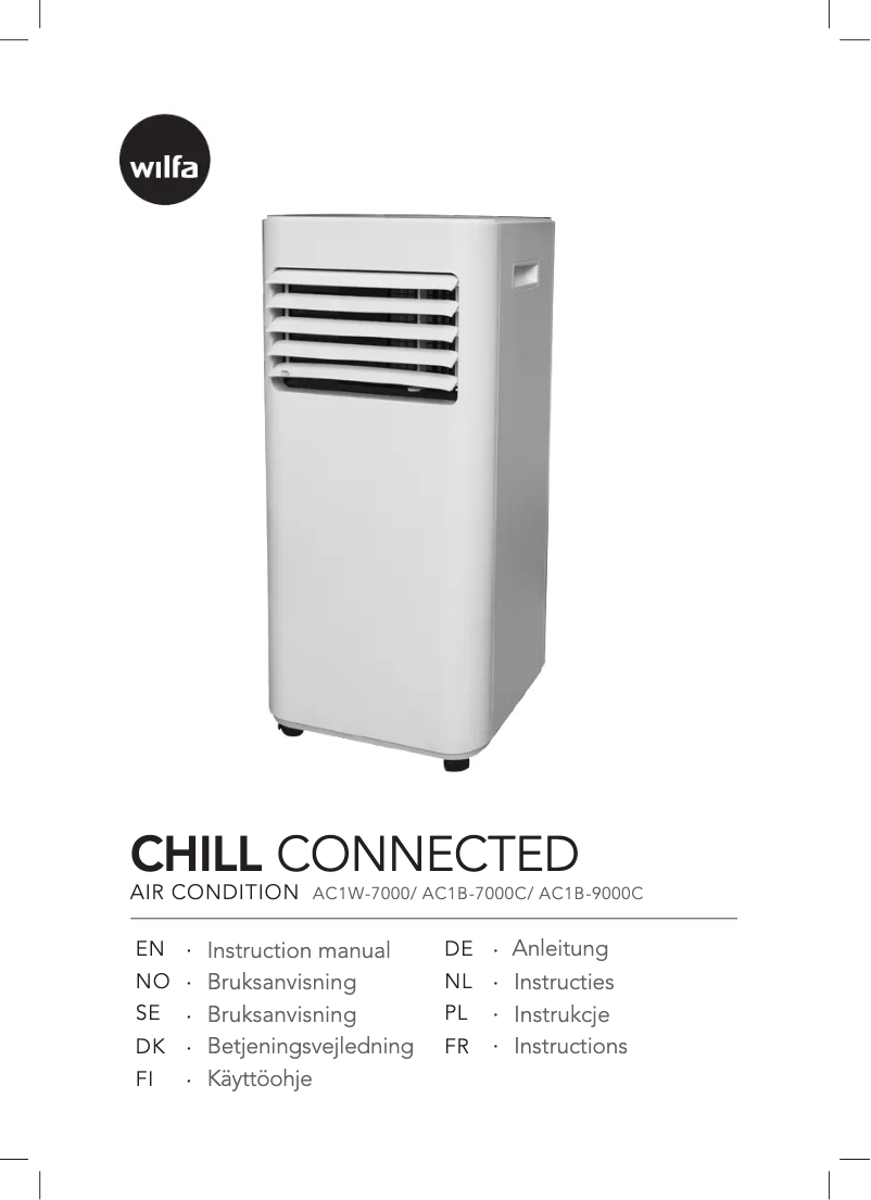 Image de la première page du manuel de l'appareil Chill Connected AC1B-9000C