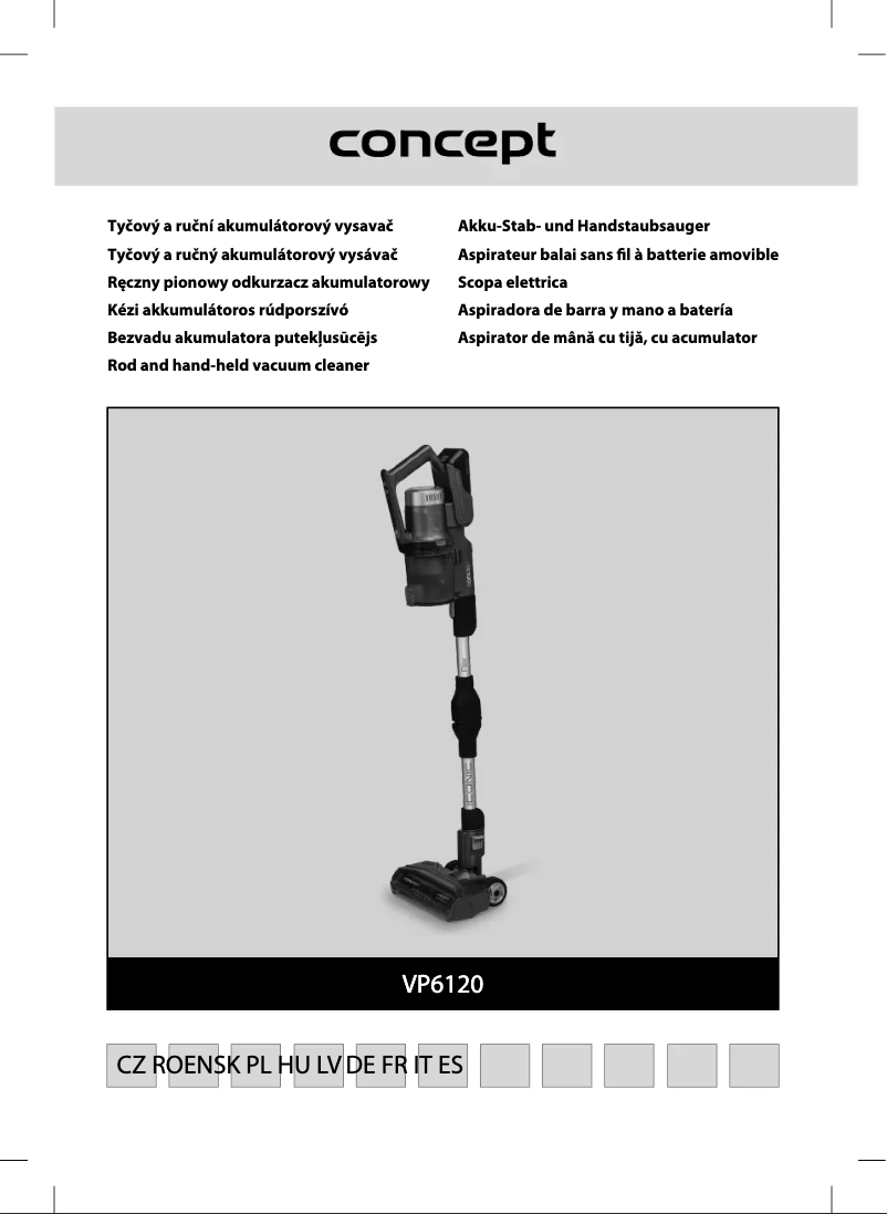 Image de la première page du manuel de l'appareil Iconic Animal Flex VP6120