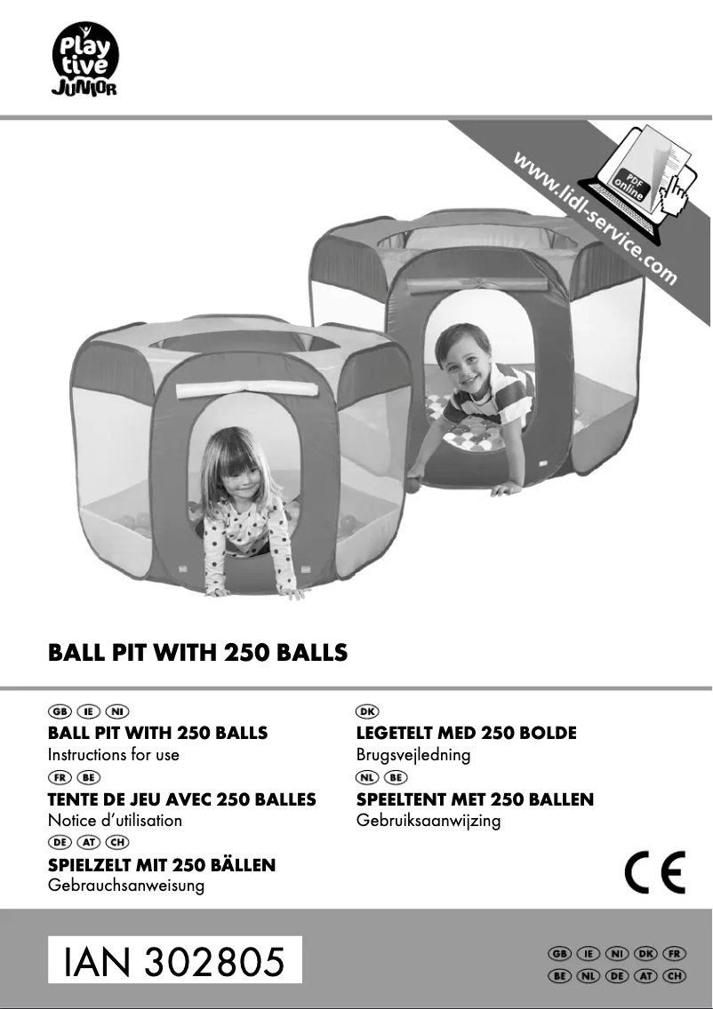 Imagen de la primera página del manual del dispositivo IAN 302805