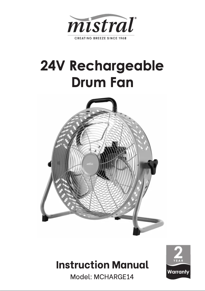 Página 1 del manual Manual de usuario Mistral MCHARGE14