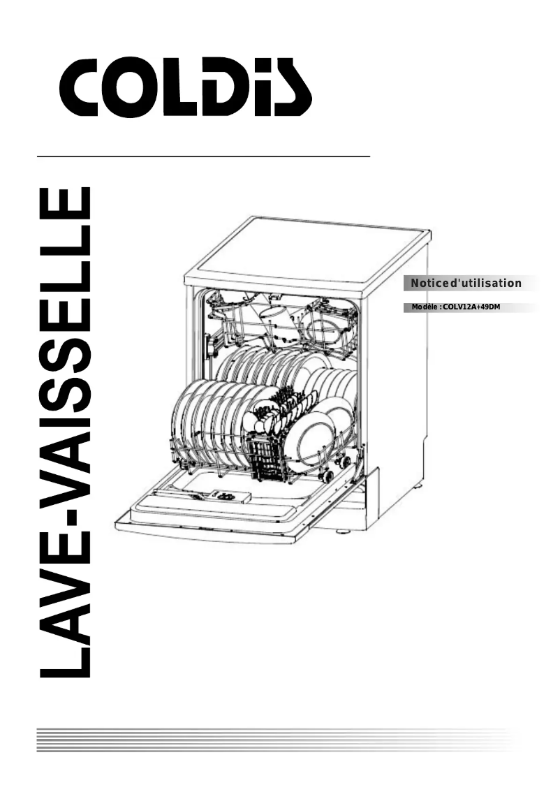 Page 1 de la notice Manuel utilisateur Coldis COLV12A+49DM