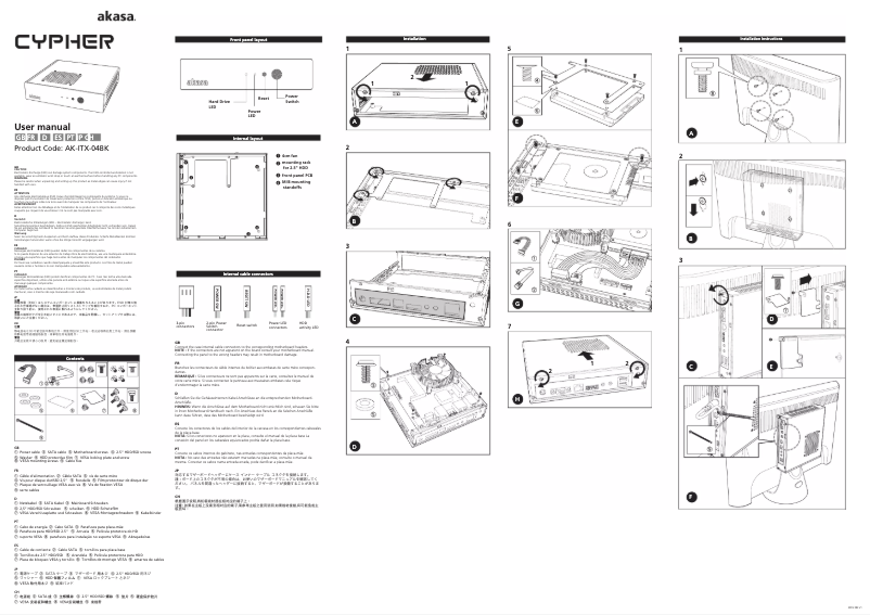 Image de la première page du manuel de l'appareil Cypher