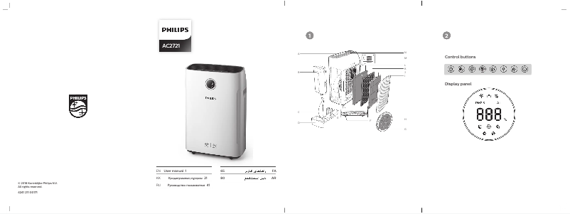Page n°1 - Manuel utilisateur Philips AC2721